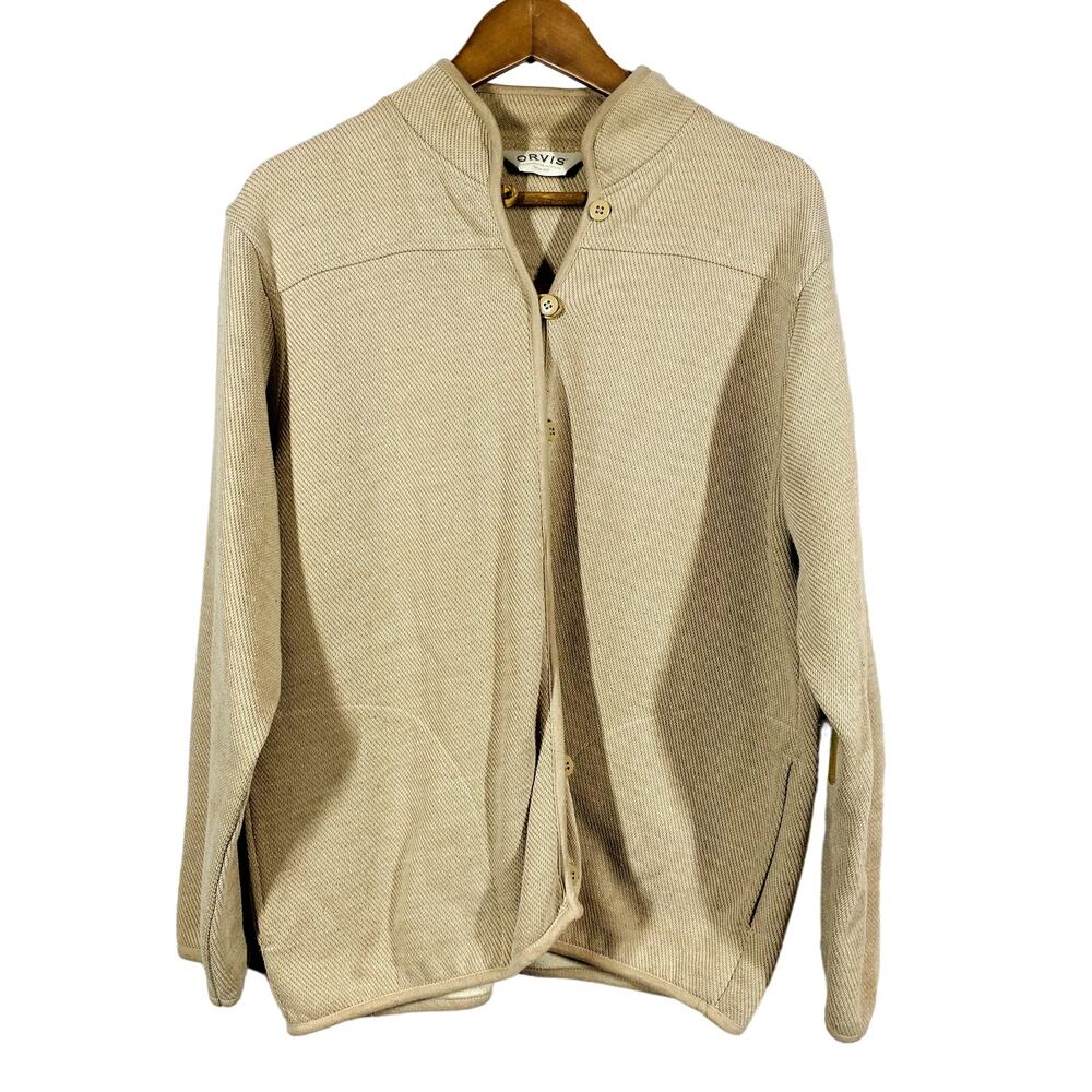 Orvis Hook Button Light Jacket Canvas Long Sleeve… - image 2